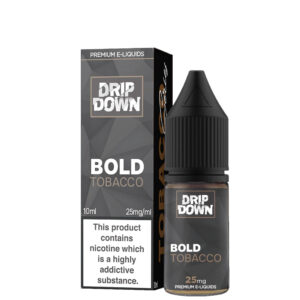 Drip Down Salt - Bold Tobacco 10ml (25, 50 mg)