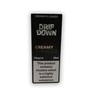 Drip Down E Liquids - Creamy Tobacco 60ml (3, 6, 12 mg)