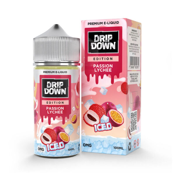 Drip Down E Juice Passion Lychee Ice 100ml