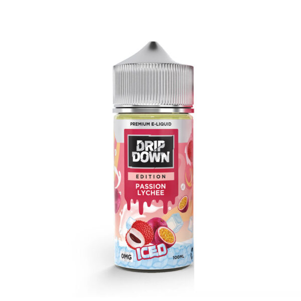Drip Down E Juice Passion Lychee Ice 100ml 6mg