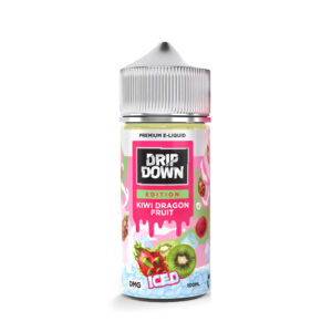 Drip Down Edition E Liquids - Kiwi Dragon Fruit Ice 100ml (0, 3, 6 mg)