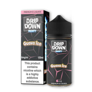 Drip Down E Liquids - Frosty Guava Ice 100ml (3, 6, mg)