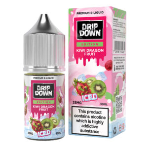 Drip Down Edition Salt - Kiwi Dragon Fruit Ice 30ml (25, 50 mg)