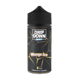 Drip Down E Liquids - Frosty Mango Ice 100ml (0, 3, 6 mg)