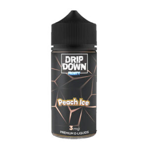 Drip Down E Liquids - Frosty Peach Ice 100ml (0, 3, 6 mg)