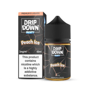Drip Down E Liquids - Frosty Peach Ice 60ml (3, 6, 12 mg)
