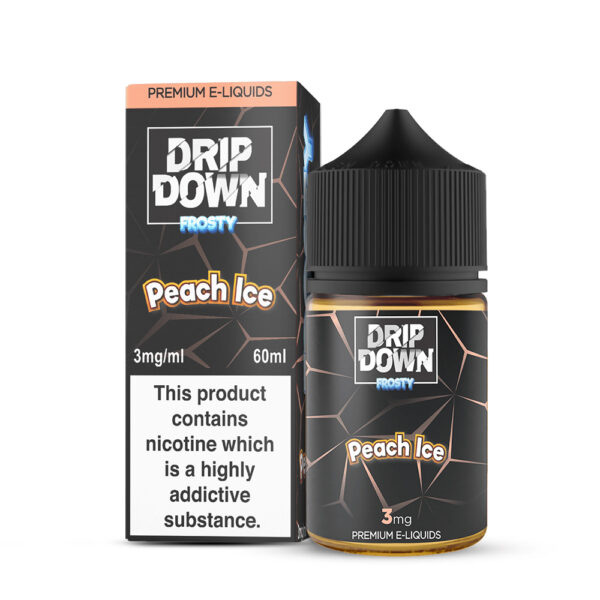 Drip Down Peach Ice E Liquids 60ml