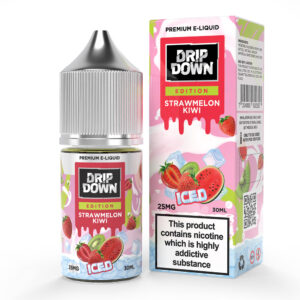 Drip Down Edition Salt - Strawmelon Kiwi Ice 30ml (25, 50 mg)