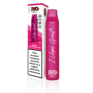 IVG Max Bar Disposable Vape - Berry Lemonade (50 mg) (3000 Puffs)