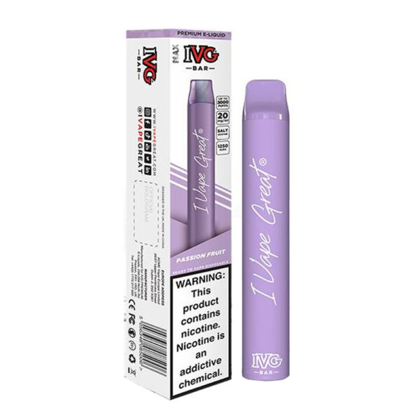 IVG Max Bar Disposable Passion Fruit 3000 puff