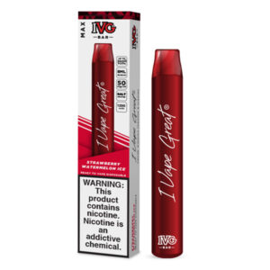 IVG Max Bar Disposable Vape - Strawberry Watermelon Ice (30, 50 mg) (3000 Puffs)