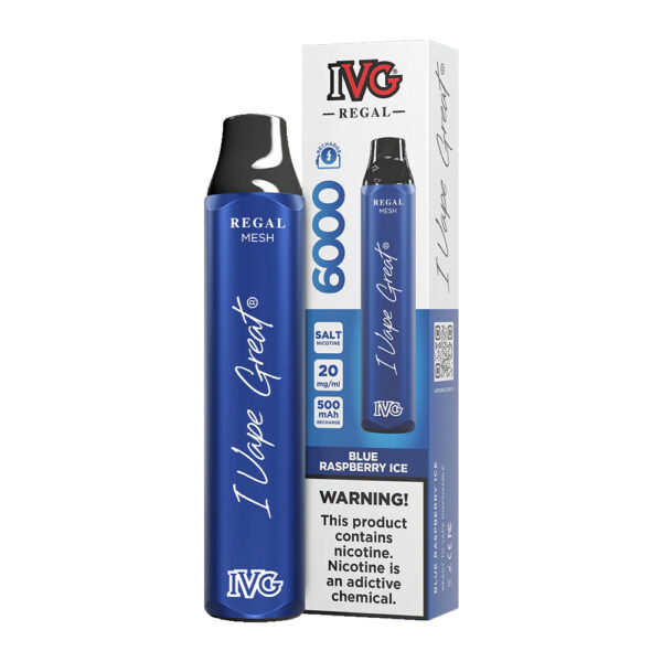 IVG Regal Disposable Blue Raspberry Ice 50mg 6000 puffs