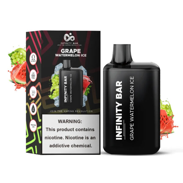 Infinity Bar Disposable Grape Watermelon Ice