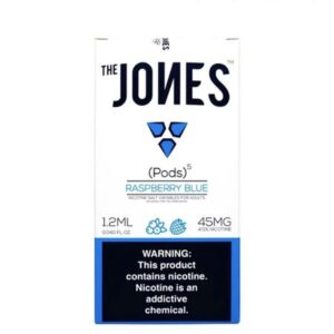 Jones - Juul Compatible Raspberry Blue Pods 45mg - 5 Pcs