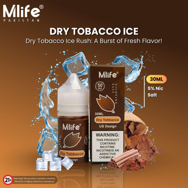 MLife Salt Dry Tobacco 30ml 50mg