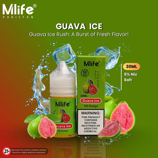 MLife Salt Guava Ice 30ml 50mg
