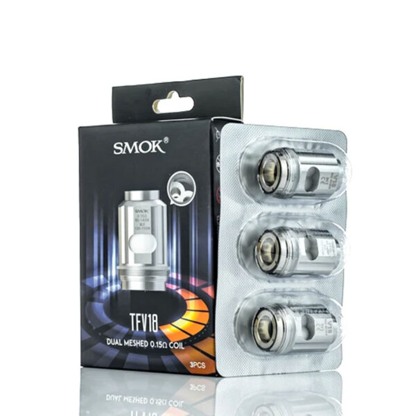MOK TFV18 Meshed Replacement Coils 3 Pcs Online in pakistan at vapestation 1