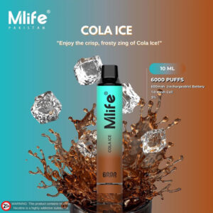 Mlife Disposable Vape - Cola Ice 50mg 6000 Puffs