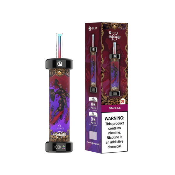 Olit Hookalit Grape Ice Disposable Vape 1