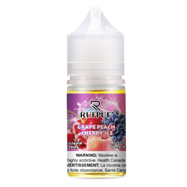 RUFPUF Canadian Series Salt Grape Peach Cherry Ice 50mg