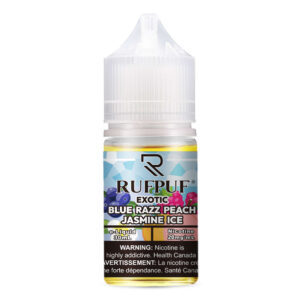 RUFPUF Salt Exotic Series - Blue Razz Peach Jasmine Ice 30ml (20, 35, 50 mg)