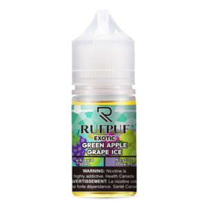 RUFPUF Salt Exotic Series - Green Apple Grape Ice 30ml (20, 35, 50 mg)