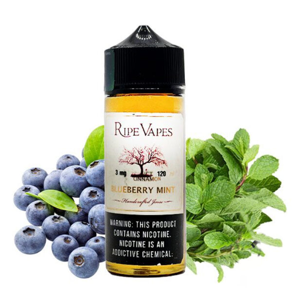 Ripe Vapes E Liquids Blueberry mint 120ml