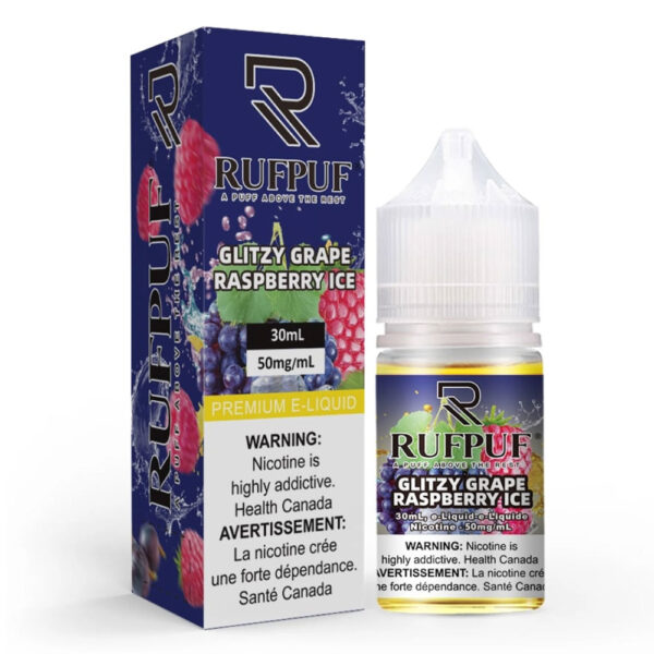 RufPuf Salt Glitzy Grape Raspberry Ice 50mg