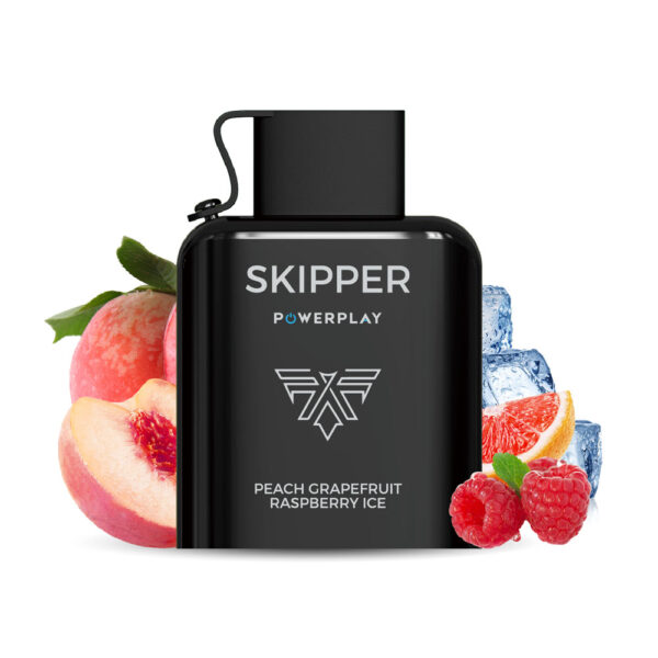 Skipper Powerplay Pod Peach Grapefruit Raspberry Ice 16000 Puffs