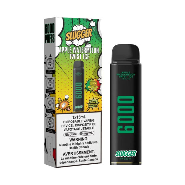 Slugger 6000 Apple Watermelon Twist Ice 40mg