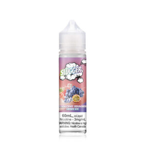 Slugger E Liquids - Passion Fruit Strawberry Grape Ice 60ml (3, 6 mg)
