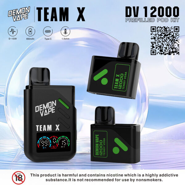 Team X DV12000 Disposable Vape Tengy Vera