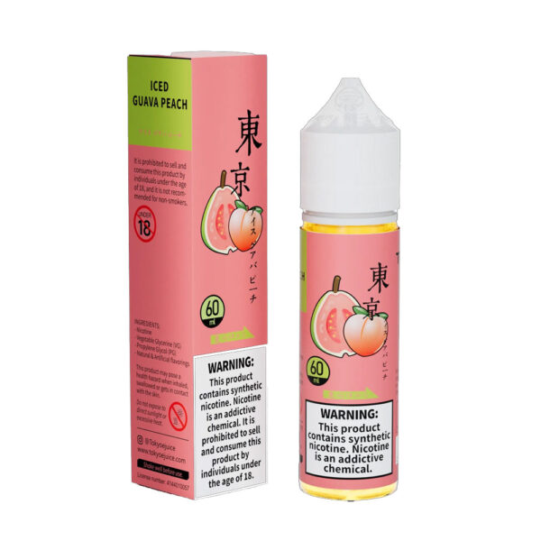 Tokyo E Liquid Guava Peach Ice 60ml