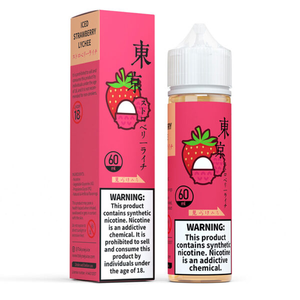 Tokyo E Liquid Iced Strawberry Lychee 60ml