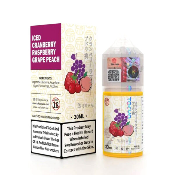 Tokyo Iced Cranberry Raspberry Grape Peach 30ml