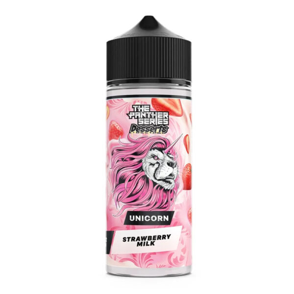dr vape E Liquids panther Series unicorn strawberry milk 120ml