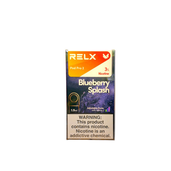 relx pod pro blueberry splash
