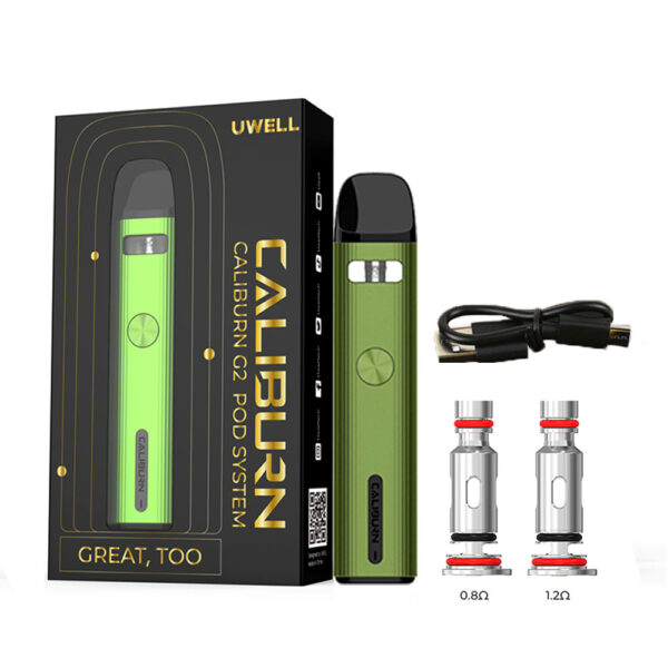 uwell caliburn g2 box