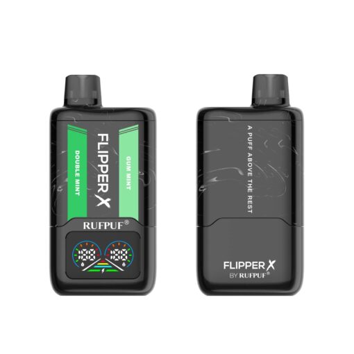 Rufpuf Flipper X Disposable – Extreme Mint + Mint 50mg (40000 Puffs) 1 DOUBLE MINT GUM MINT 510x510 2