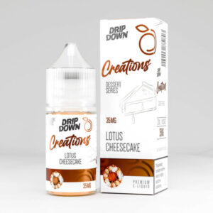 Drip Down Creations Salt – Lotus Cheesecake 30ml (35, 50 mg)