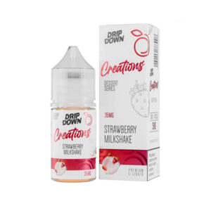 Drip Down Creations Salt – Strawberry Milkshake 30ml (35, 50 mg)