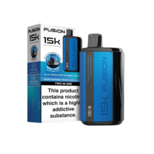 Ivg Fusion 2 in 1 Disposable Vape – Blueberry Bubblegum + Blueberry Cherry Cranberry 20mg (15000Puffs)