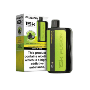 Ivg Fusion 2 in 1 Disposable Vape – Lemon Passion Fruit + Lemon Lime 20mg (15000Puffs)